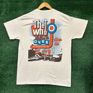 The Who Farwell Tour The Song Is Over Rock Band T-Shirt Size Medium